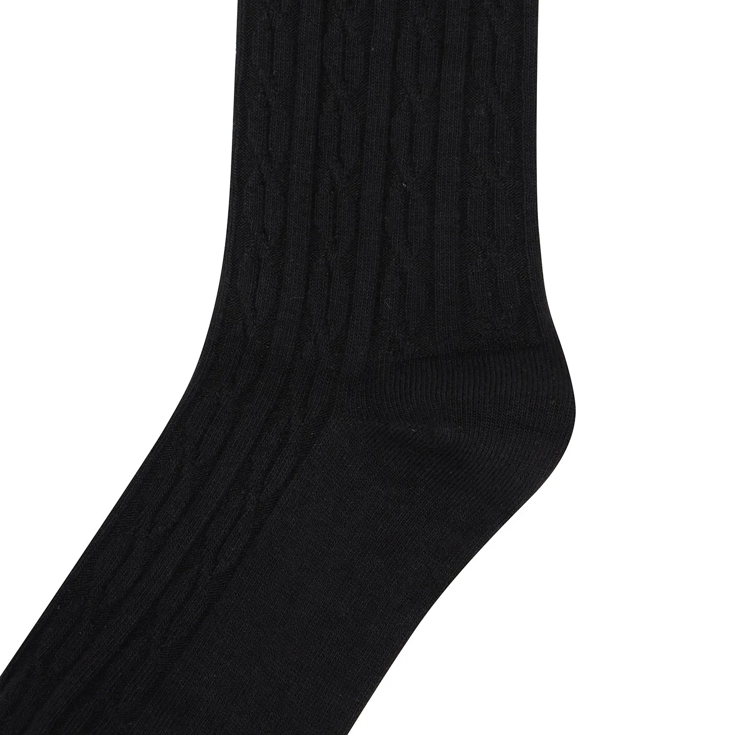 ANEW Golf Women Knitted Knee Socks - Black