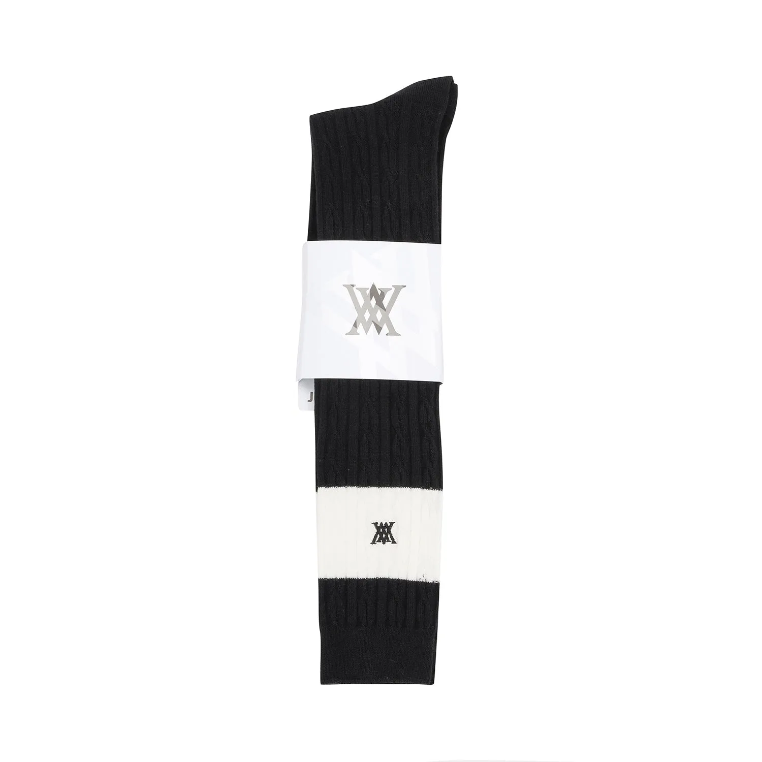 ANEW Golf Women Knitted Knee Socks - Black