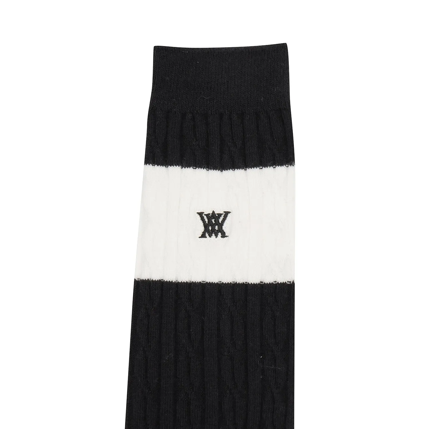 ANEW Golf Women Knitted Knee Socks - Black