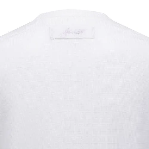 ANEW Golf Women Logo Pattern Wind Block Pullover - Ivory