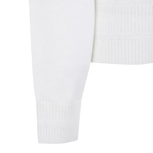 ANEW Golf Women Logo Pattern Wind Block Pullover - Ivory