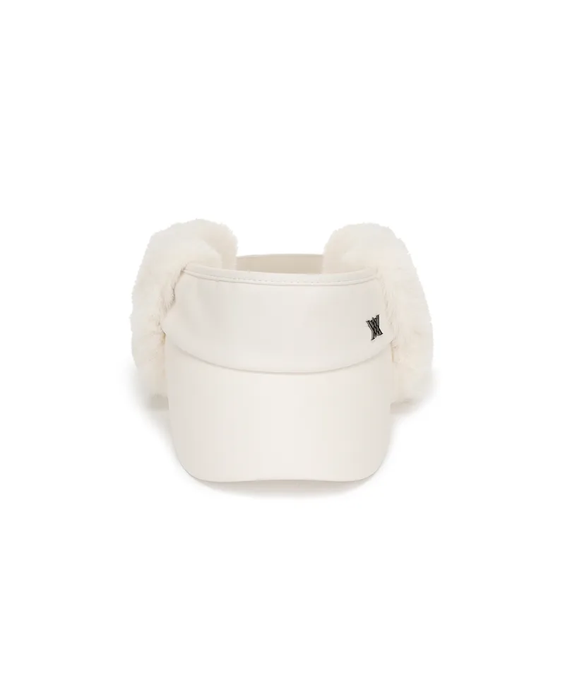 ANEW Golf Women Widen Fur Visor - White