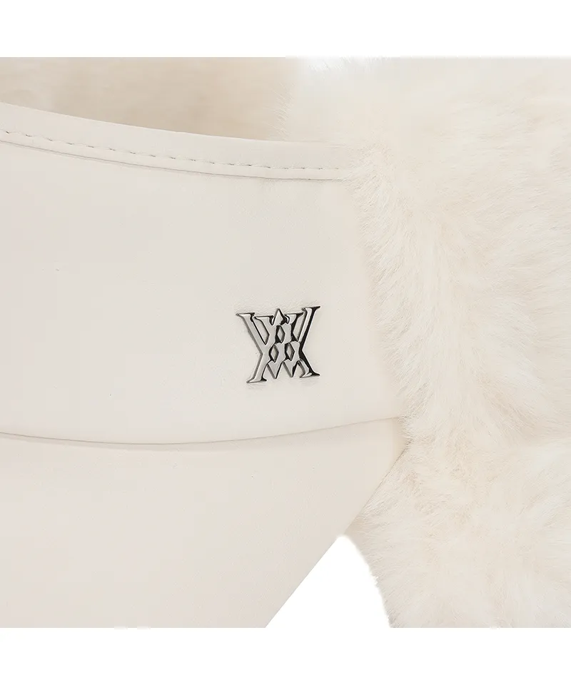 ANEW Golf Women Widen Fur Visor - White