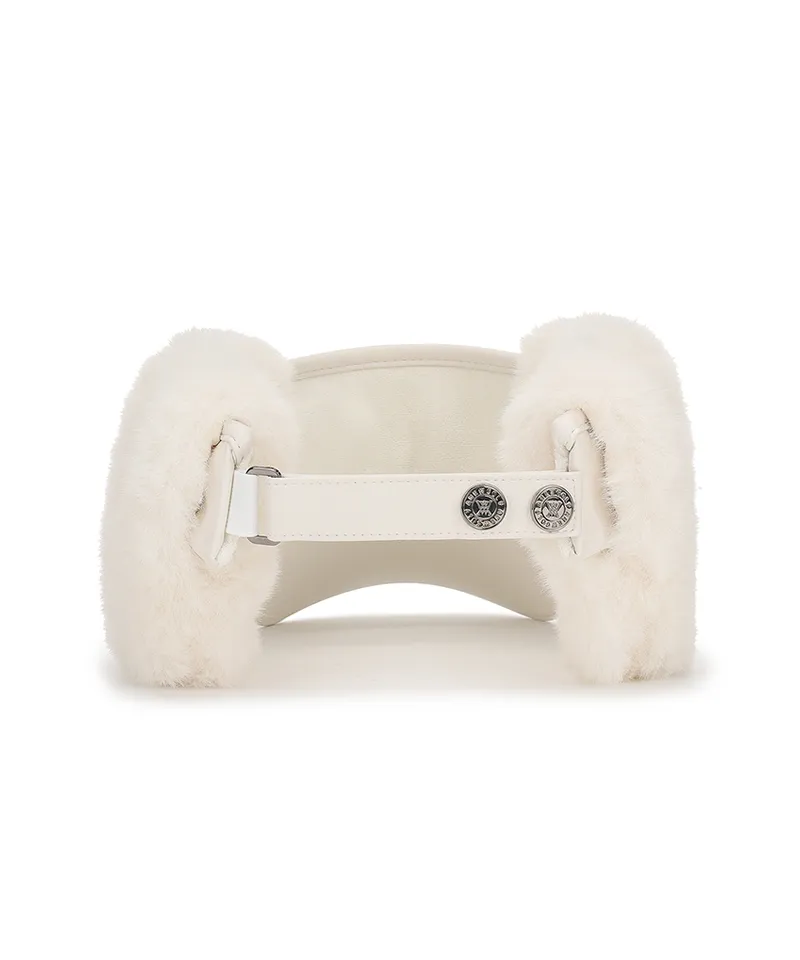 ANEW Golf Women Widen Fur Visor - White