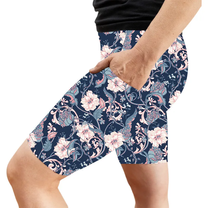 Antique Charm Floral Deluxe Pocket Shorts