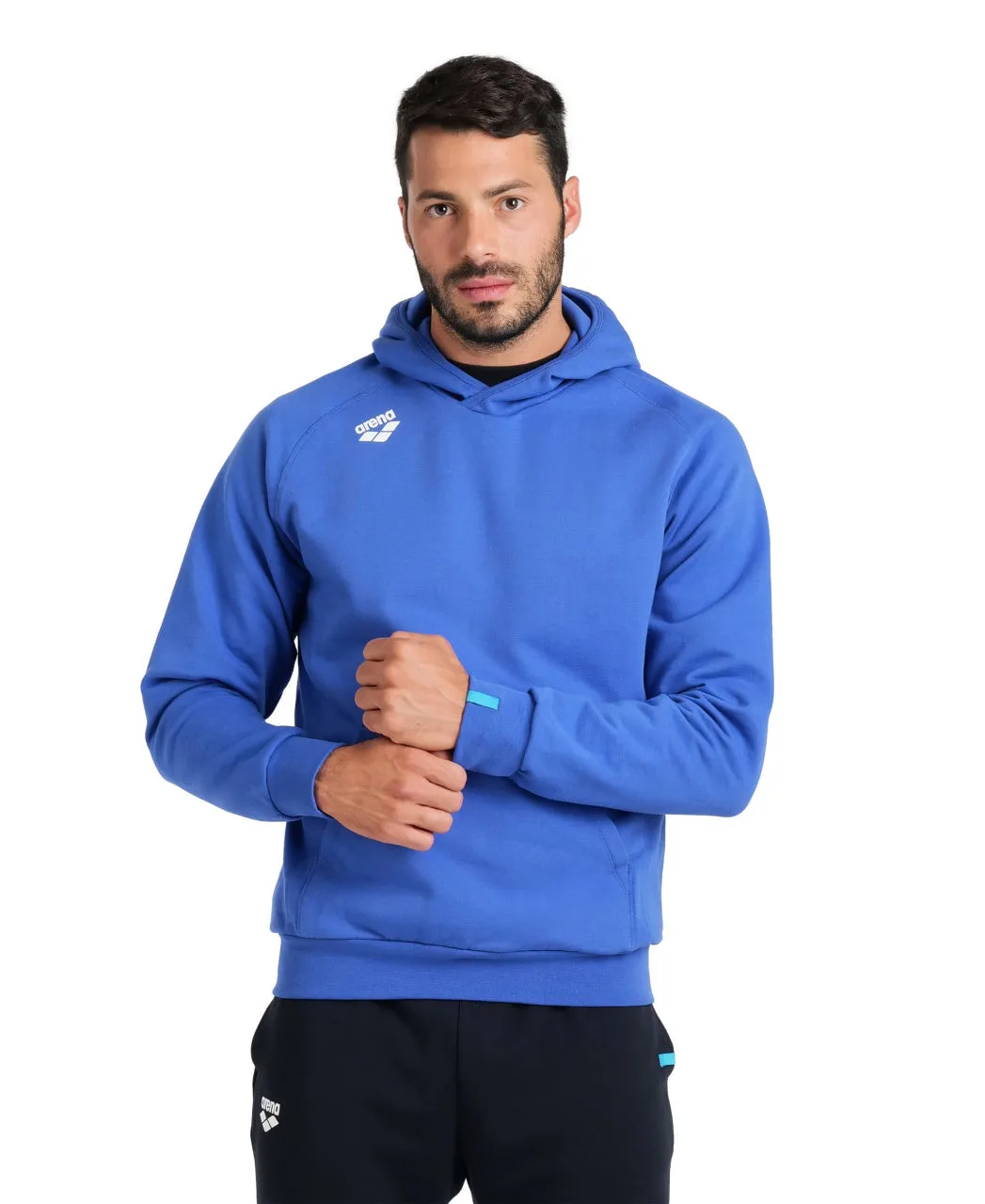 Arena Team Unisex Hooded Panel Sweatshirt - Royal