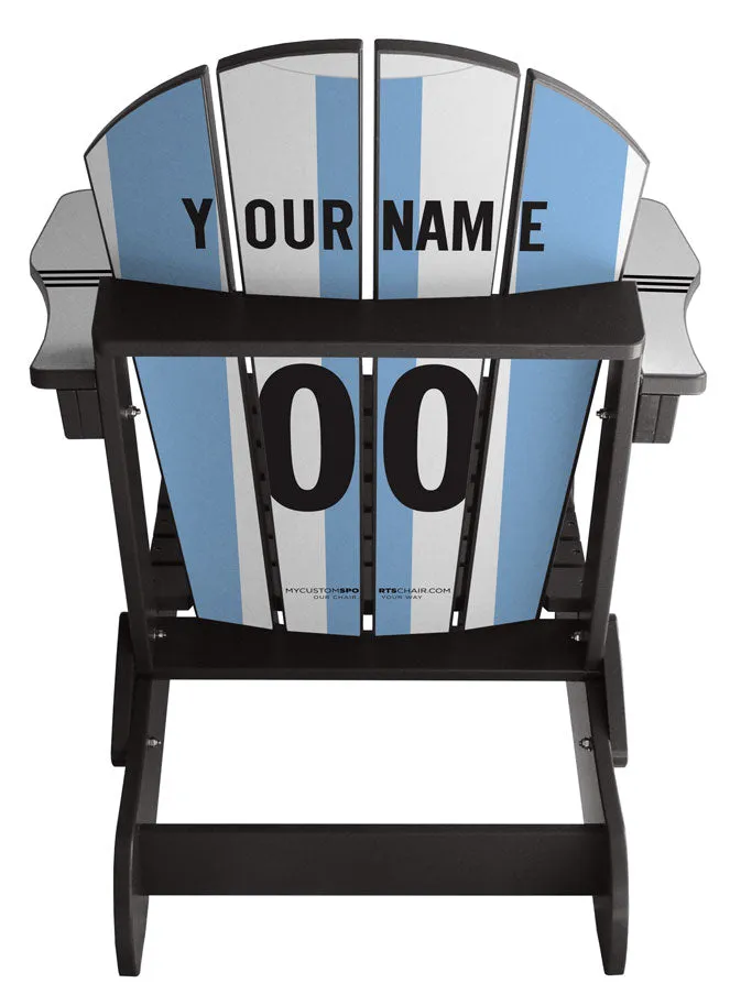 Argentina Complete Custom with personalized name World Soccer Chair Mini