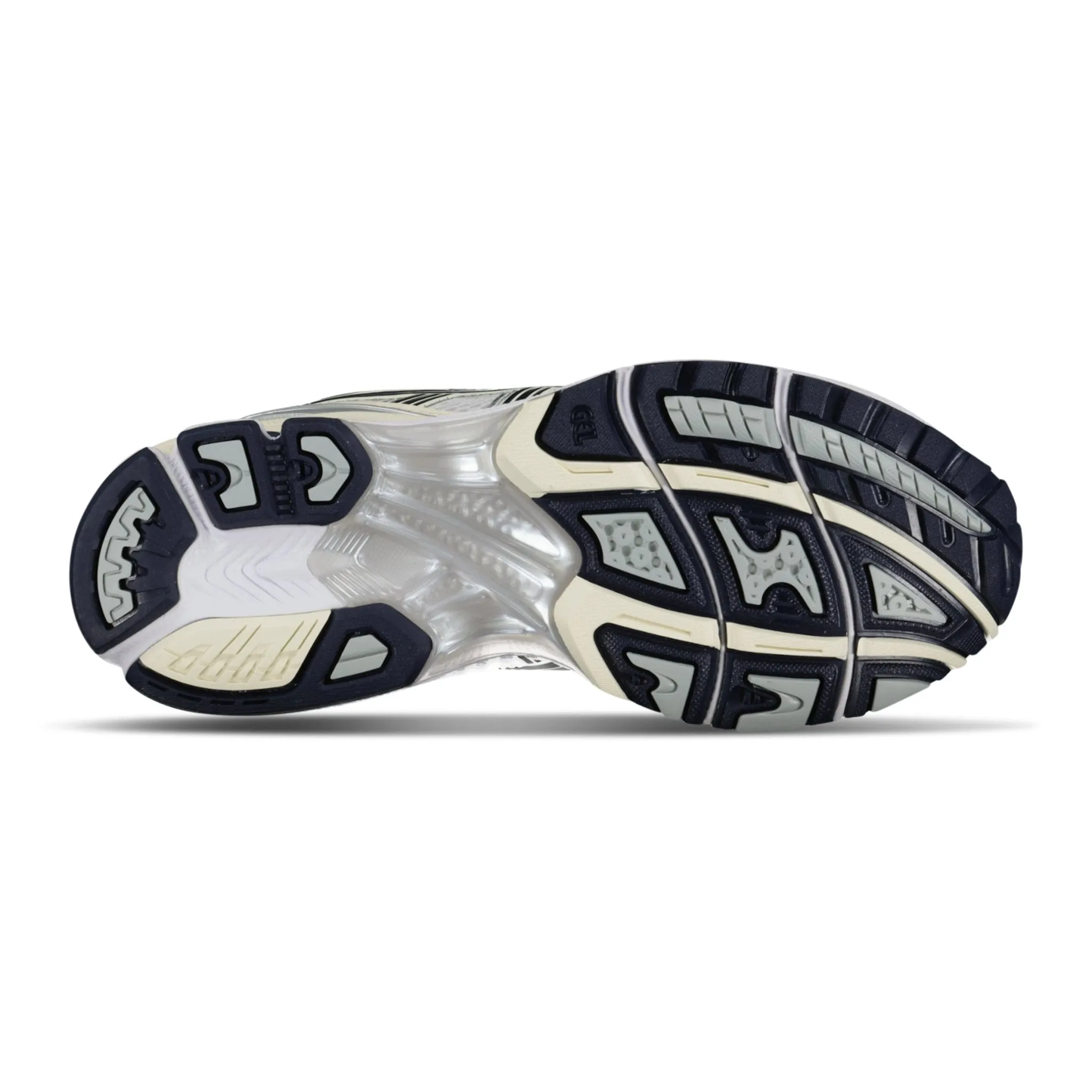 ASICS GEL KAYANO 14 WHITE/NAVY WOMEN'S TRAINERS