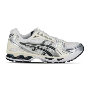 ASICS GEL KAYANO 14 WHITE/NAVY WOMEN'S TRAINERS