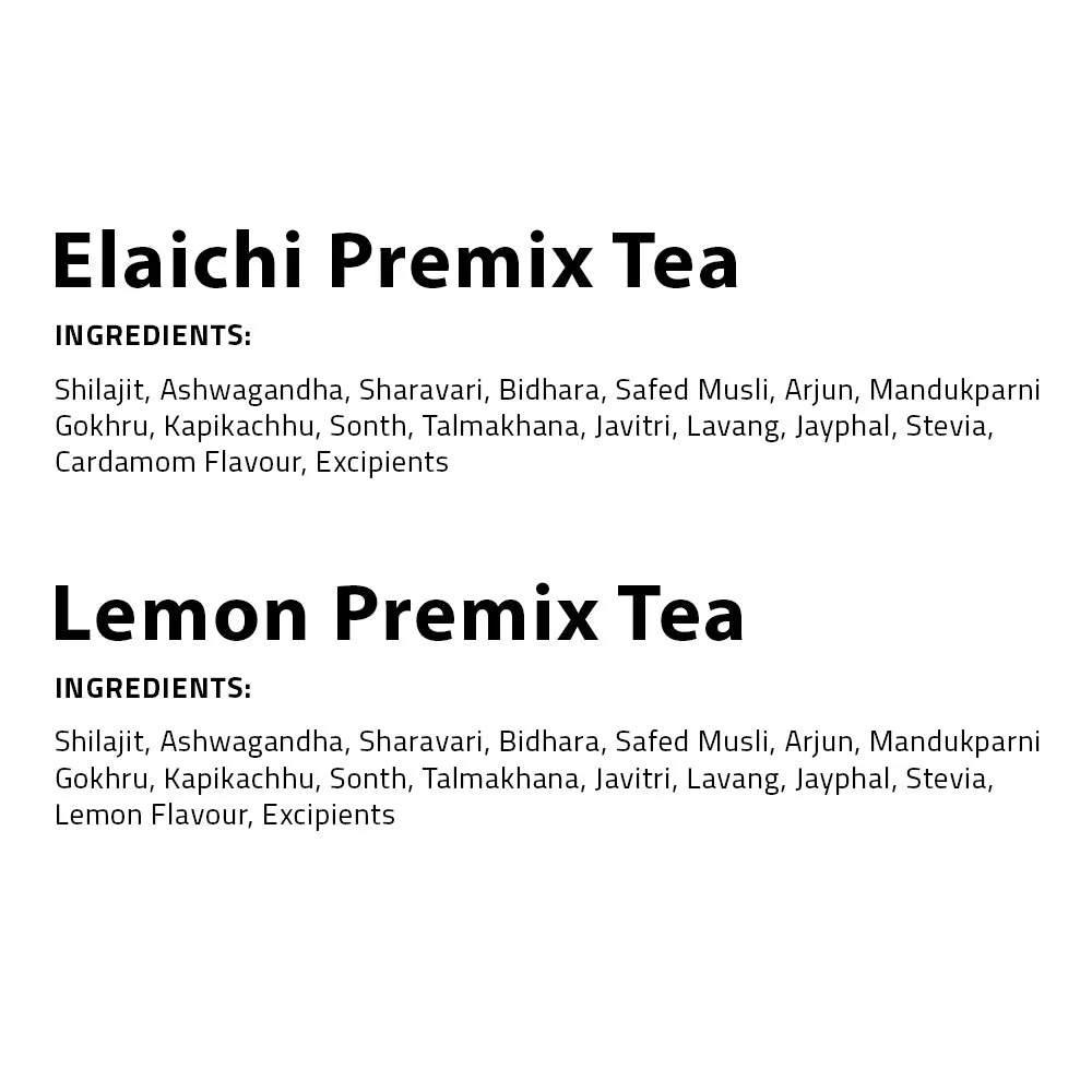 Auric Men's Energy Tea with Pure Shilajit Resin & 13 herbs - 50 Sachets