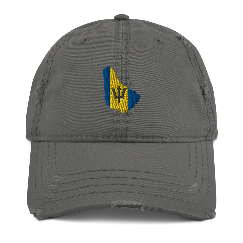 Barbados Distressed Dad Hat