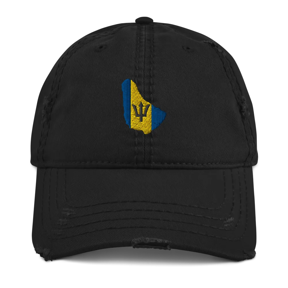 Barbados Distressed Dad Hat