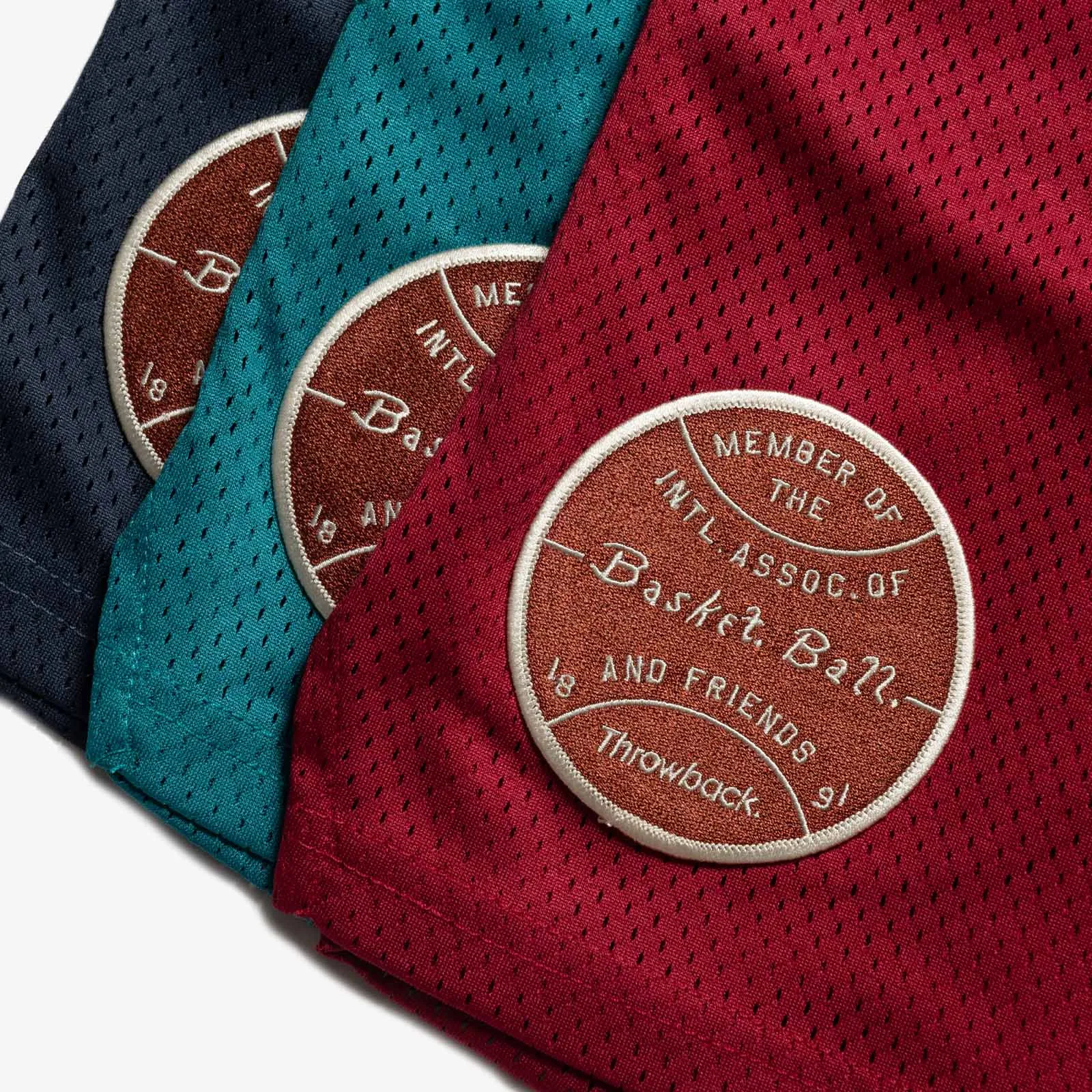 Basketball & Friends Fundamentals Members Mesh Shorts - Bordeaux