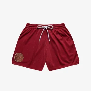 Basketball & Friends Fundamentals Members Mesh Shorts - Bordeaux