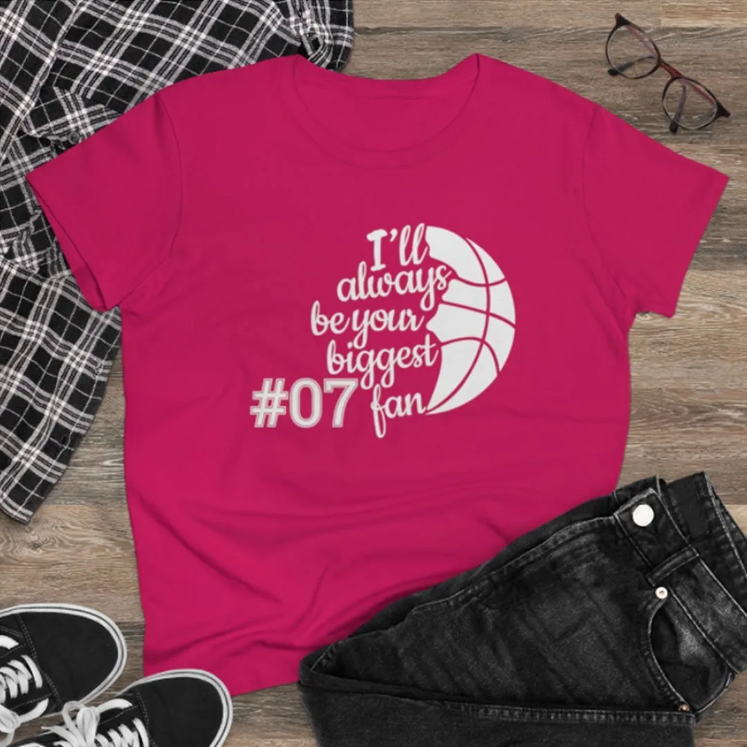 Basketball Personalized Women's Tee - Your Biggest Fan