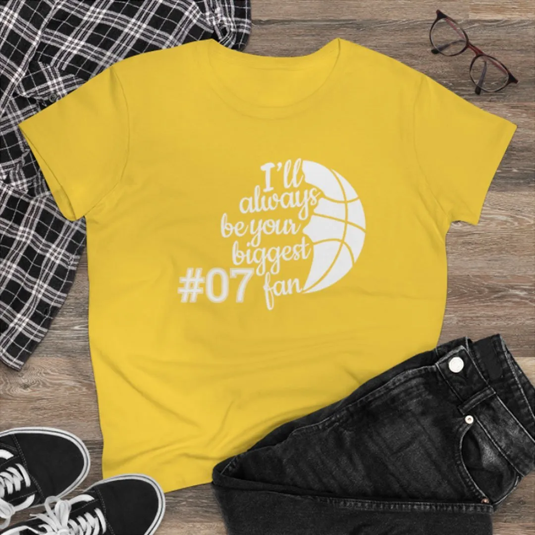 Basketball Personalized Women's Tee - Your Biggest Fan