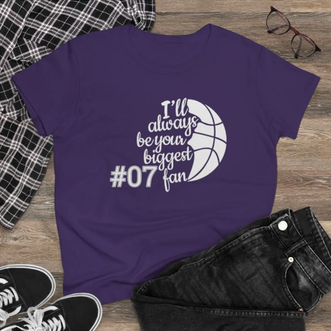 Basketball Personalized Women's Tee - Your Biggest Fan