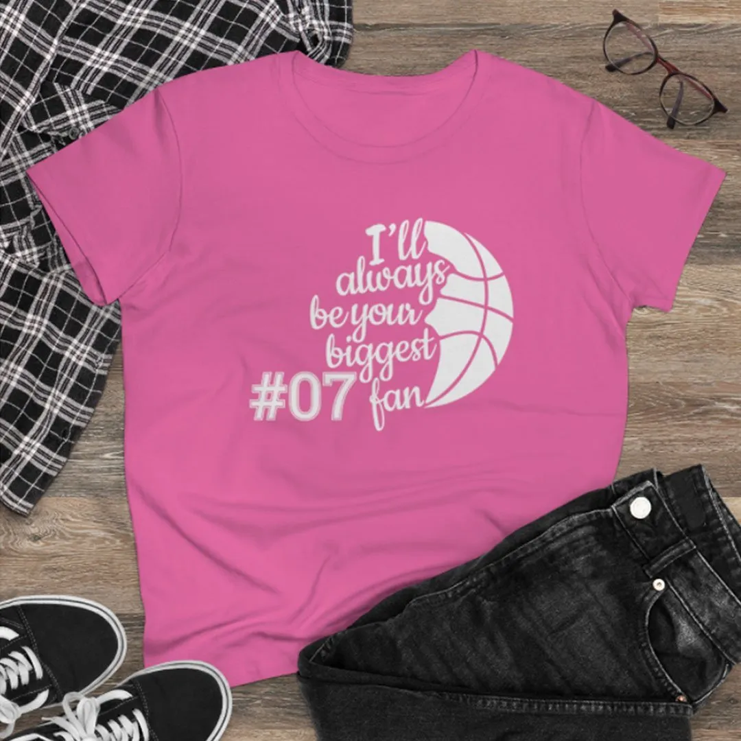 Basketball Personalized Women's Tee - Your Biggest Fan