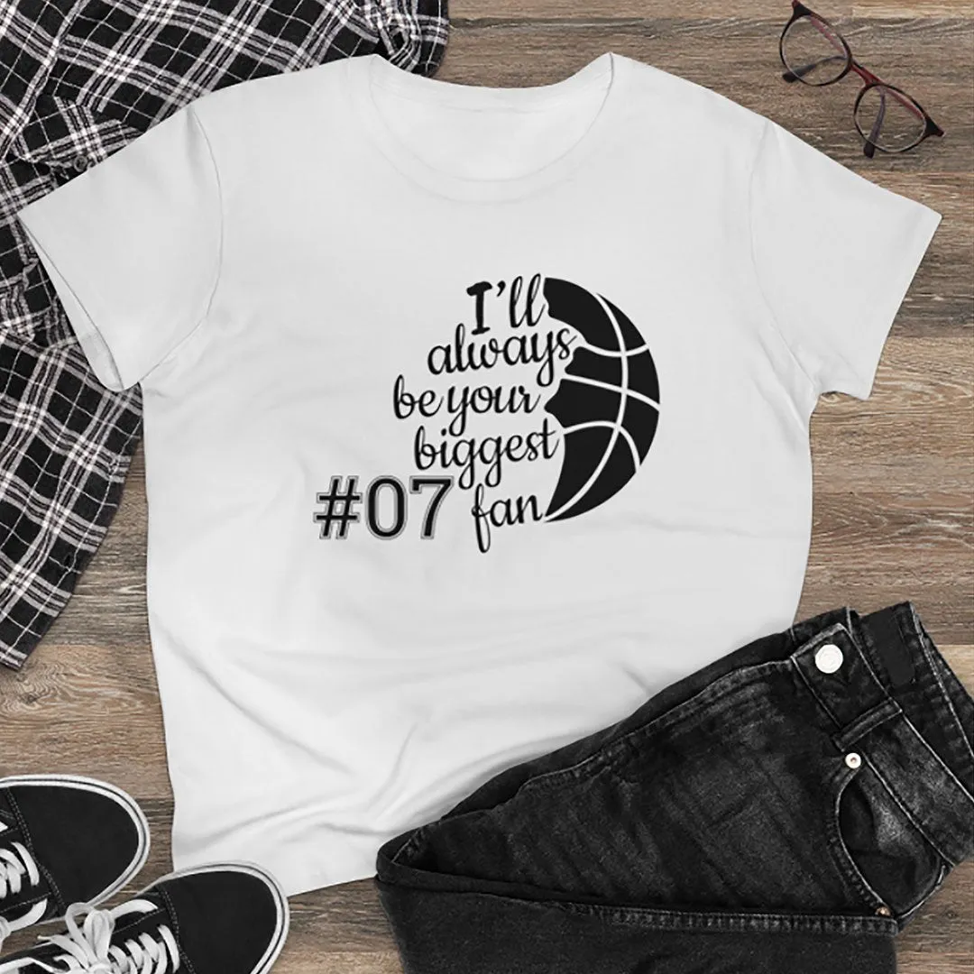 Basketball Personalized Women's Tee - Your Biggest Fan