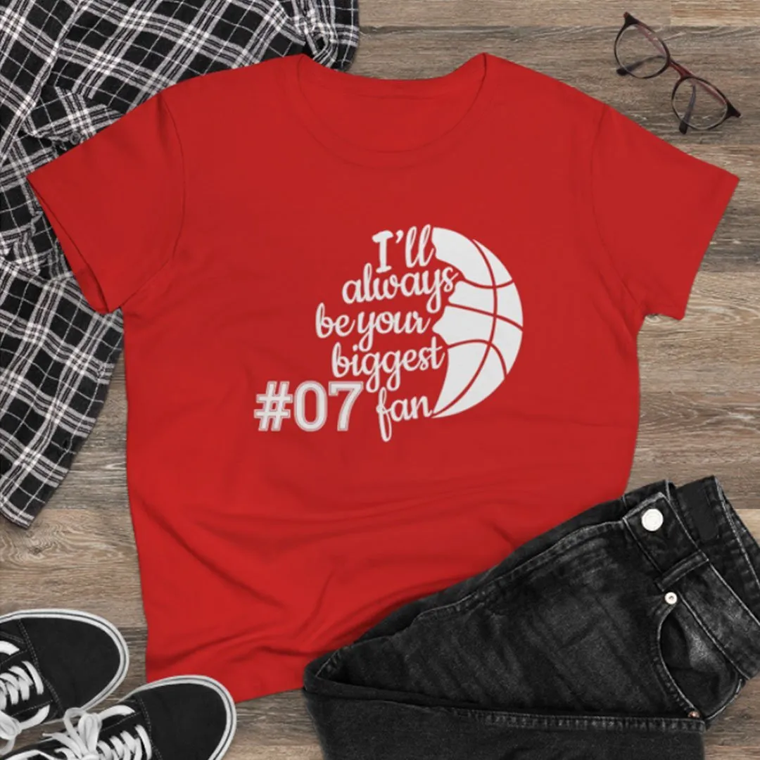 Basketball Personalized Women's Tee - Your Biggest Fan