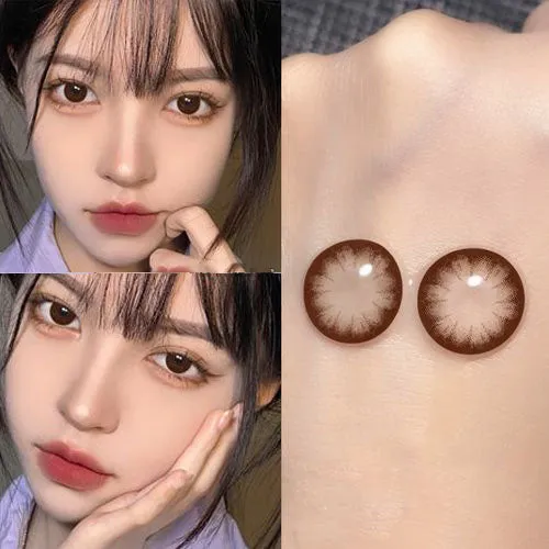 Beautyeye Chocolate 14.5mm 1 Pair | 1 Year