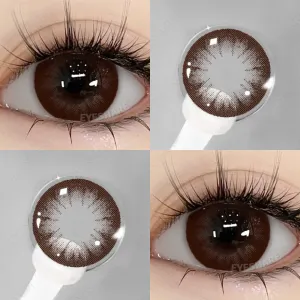 Beautyeye Chocolate 14.5mm 1 Pair | 1 Year