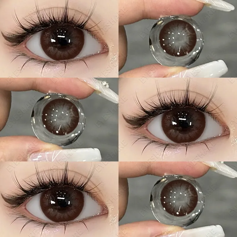 Beautyeye Chocolate 14.5mm 1 Pair | 1 Year