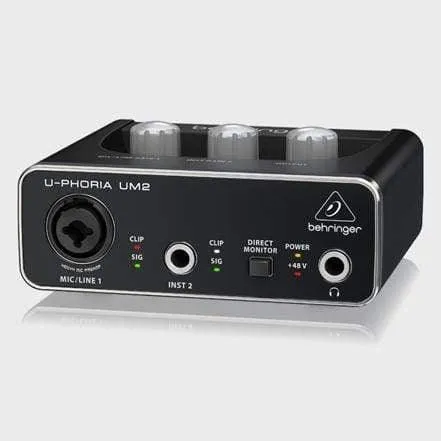 Behringer U-Phoria Studio Recording/Podcasting Bundle
