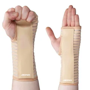 Bionix BEIGE WRIST SUPPORT - RIGHT SMALL to EXTRA LARGE - Hand and Wrist Support