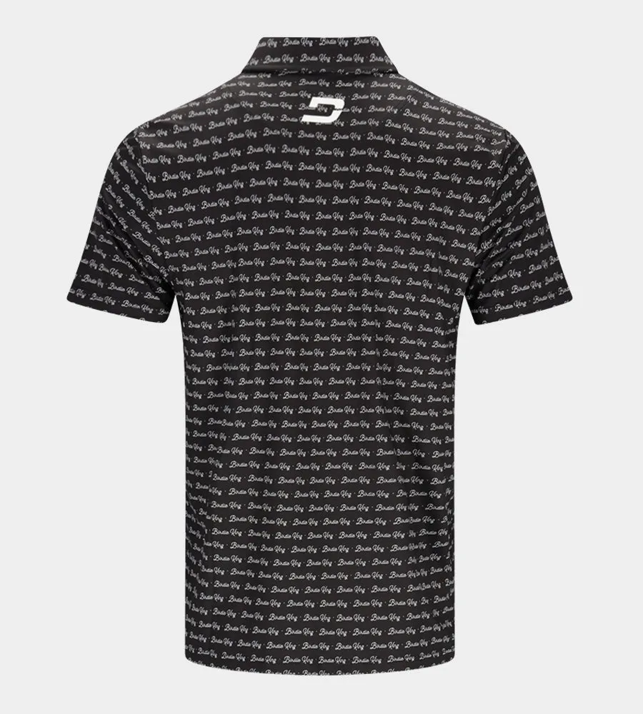 BIRDIE KING POLO - BLACK