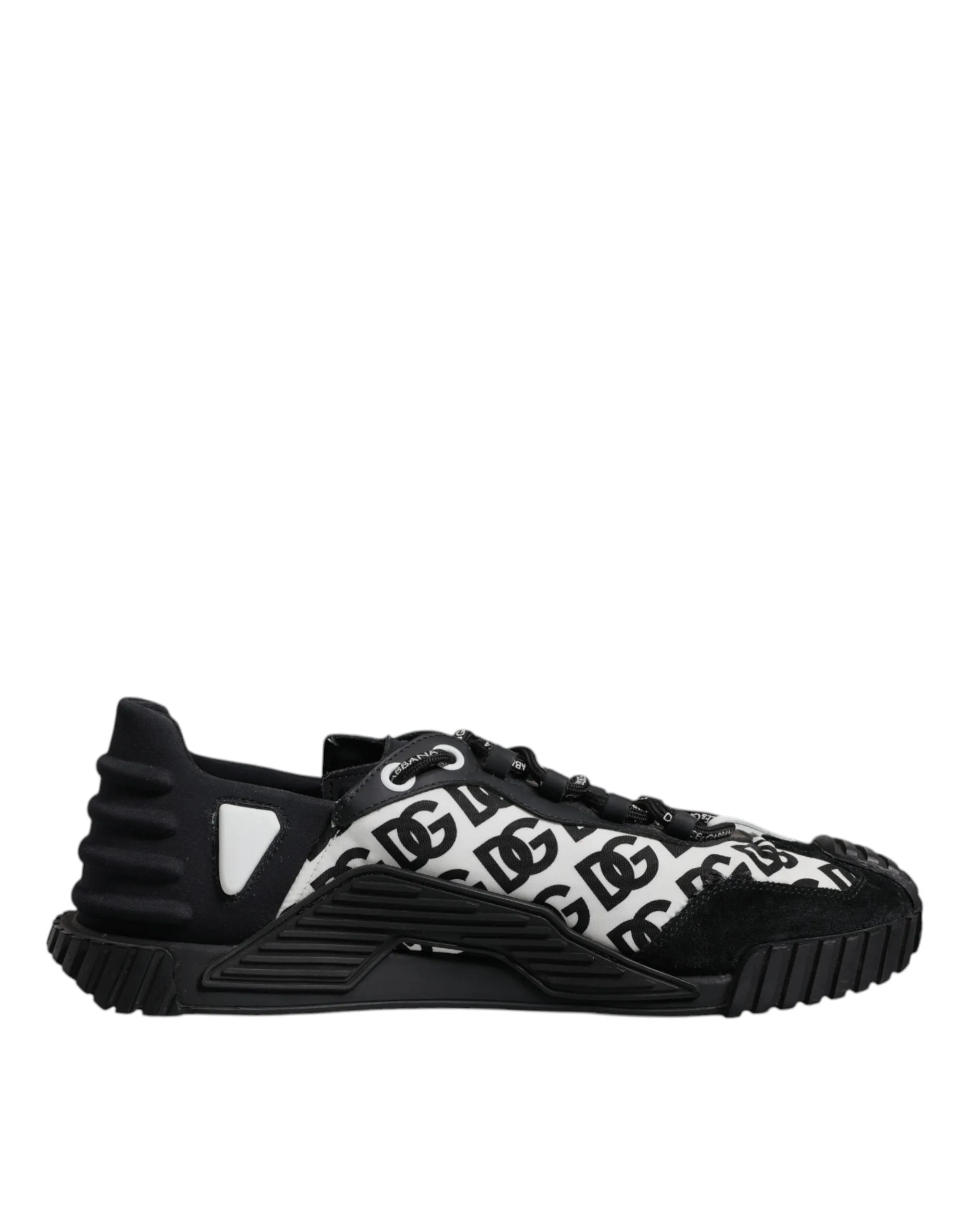 Black Logo Lace Up Low Top NS1 Sneakers Shoes