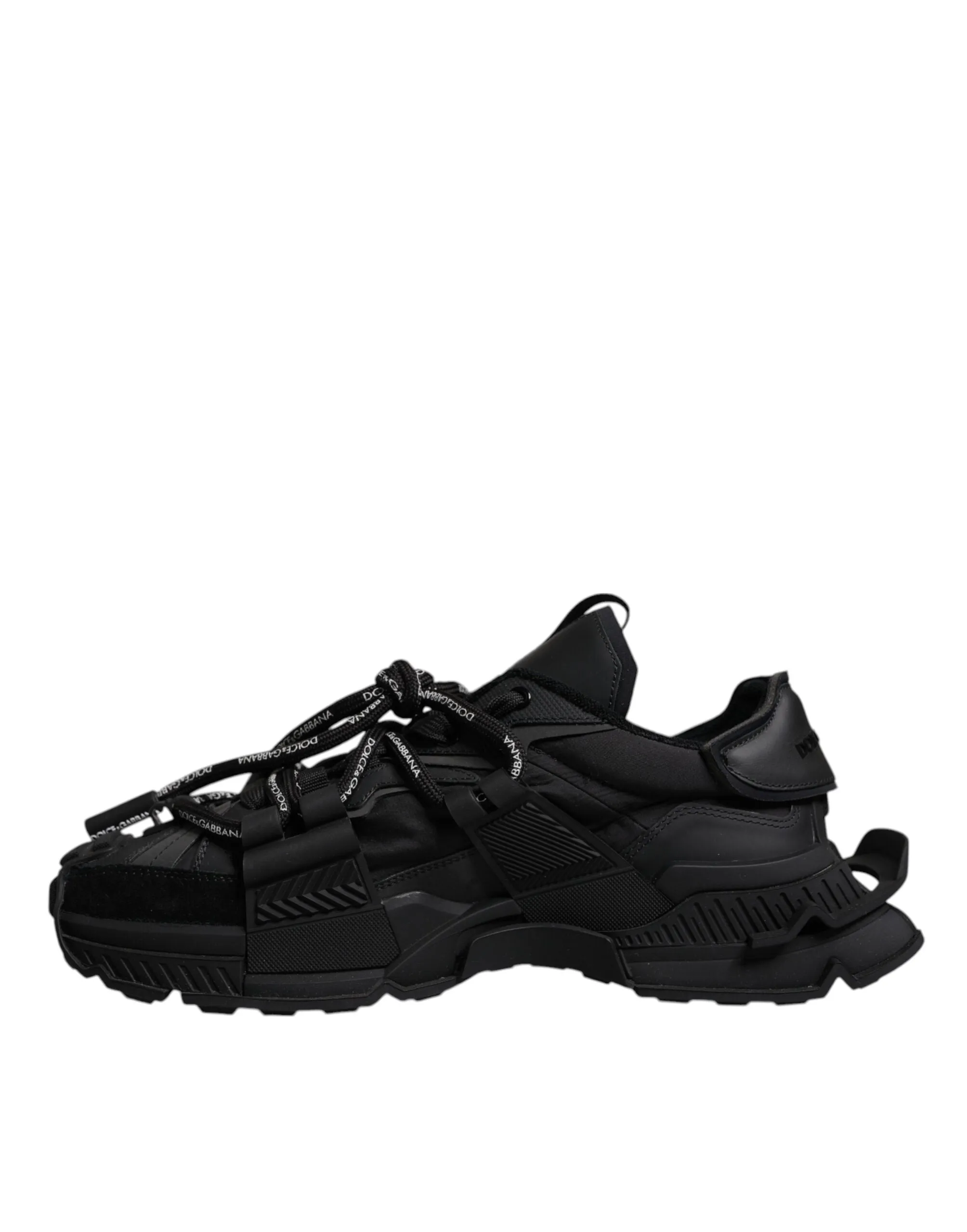 Black Low Top Space Lace Up Sneakers Shoes