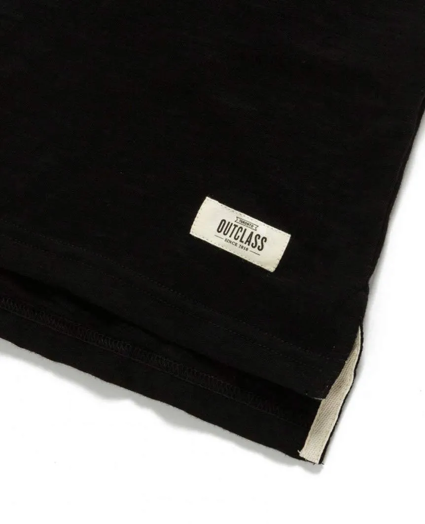 Black Slub S/S T-Shirt