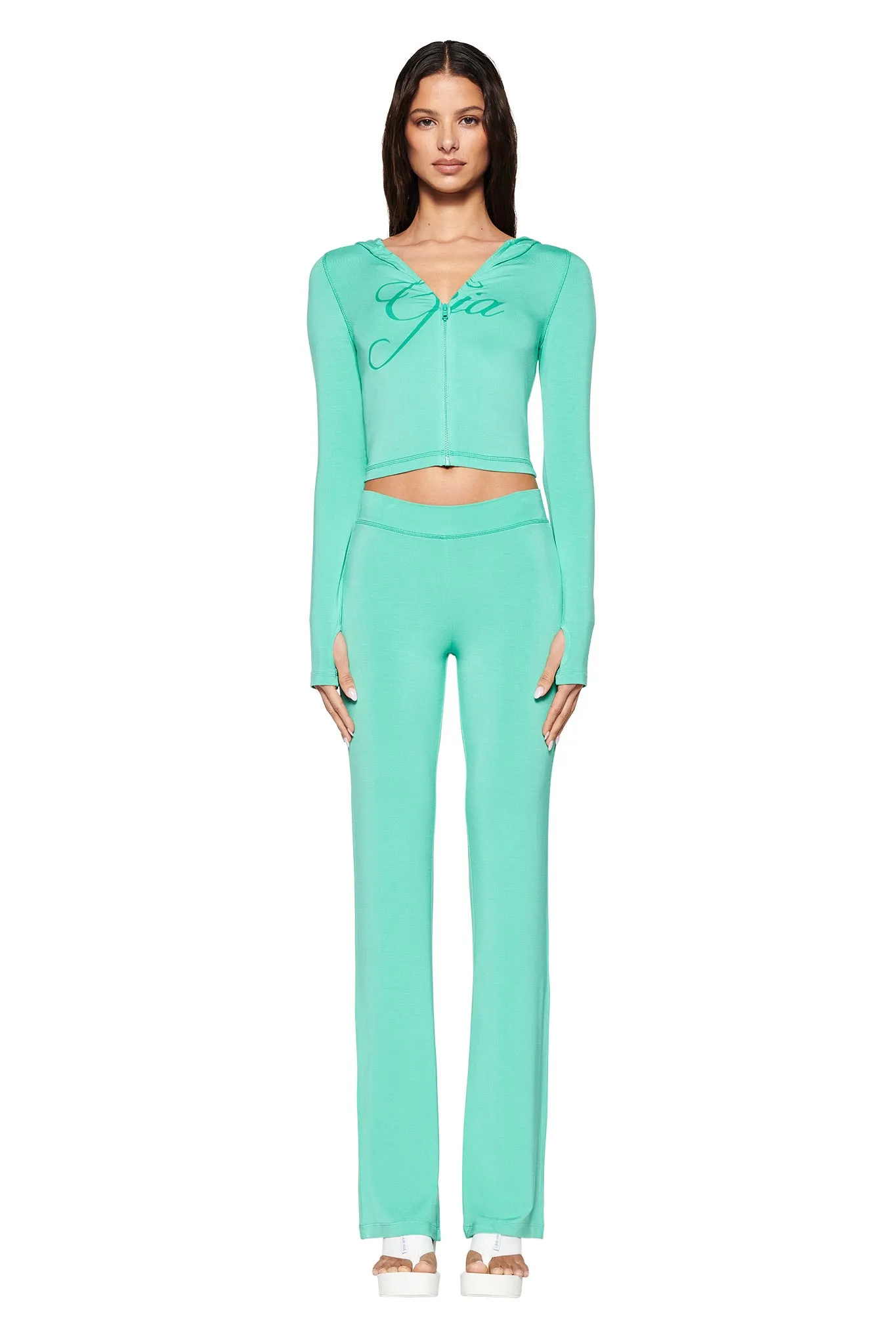 BLARE TRACKPANT - GREEN : TURQUOISE : TEAL