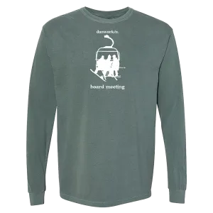 Board Meeting Chairlift Men's Long Sleeve Tee