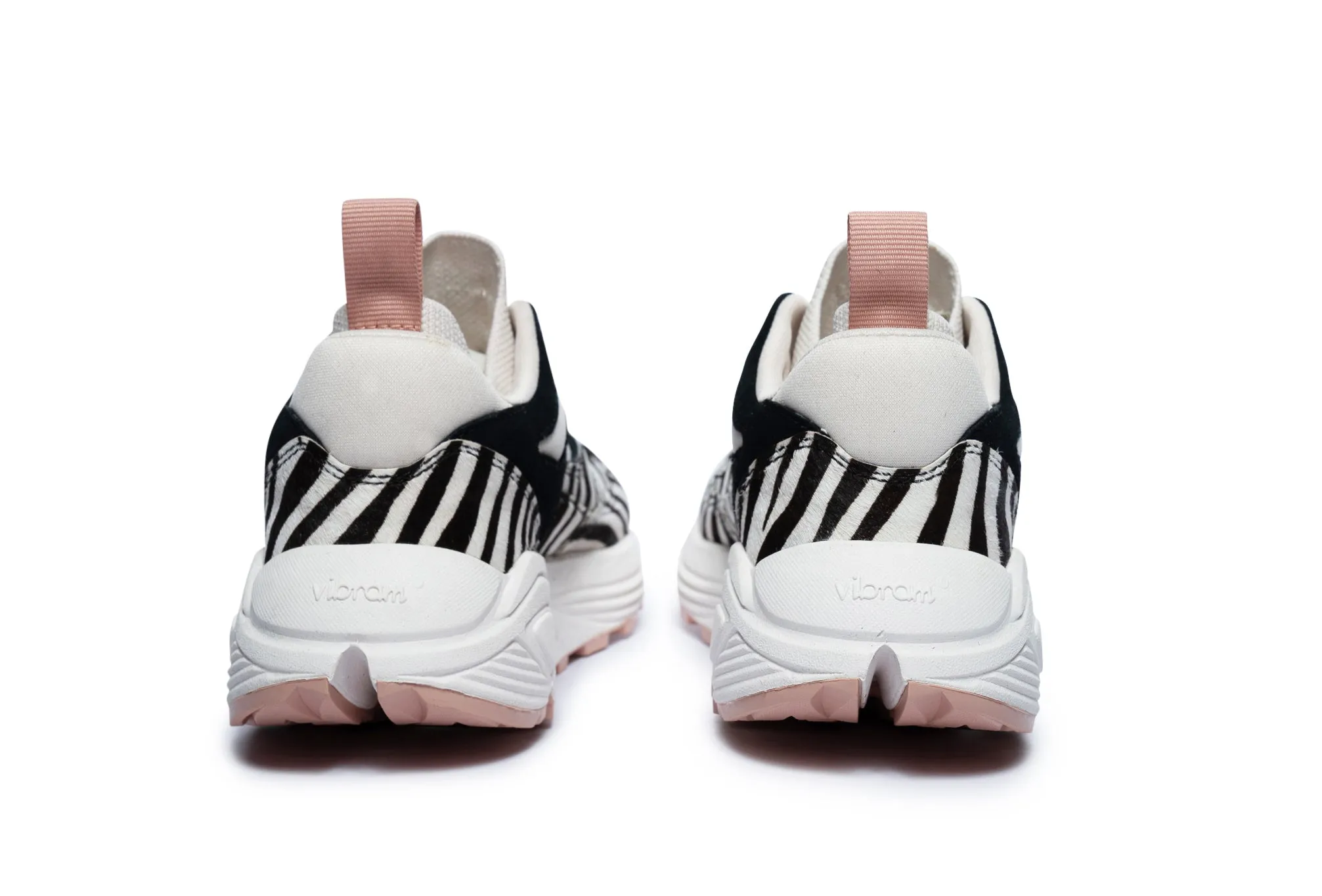 Brandblack Women's Aura Ponyhair White Black Pony