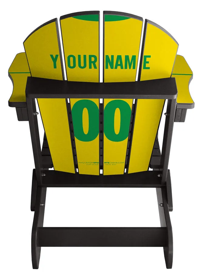 Brazil Complete Custom with personalized name World Soccer Chair
