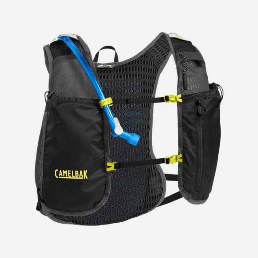 Camelbak Circuit Run Vest with Crux Reservoir 1.5L (32-46 in) -Black/Safety Yellow