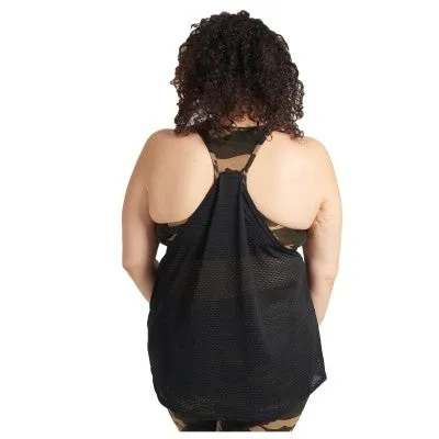 Camo Sports Bra With Mesh