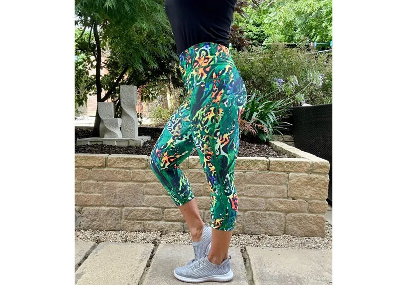 Capri Jungle Rumble Leggings with pockets