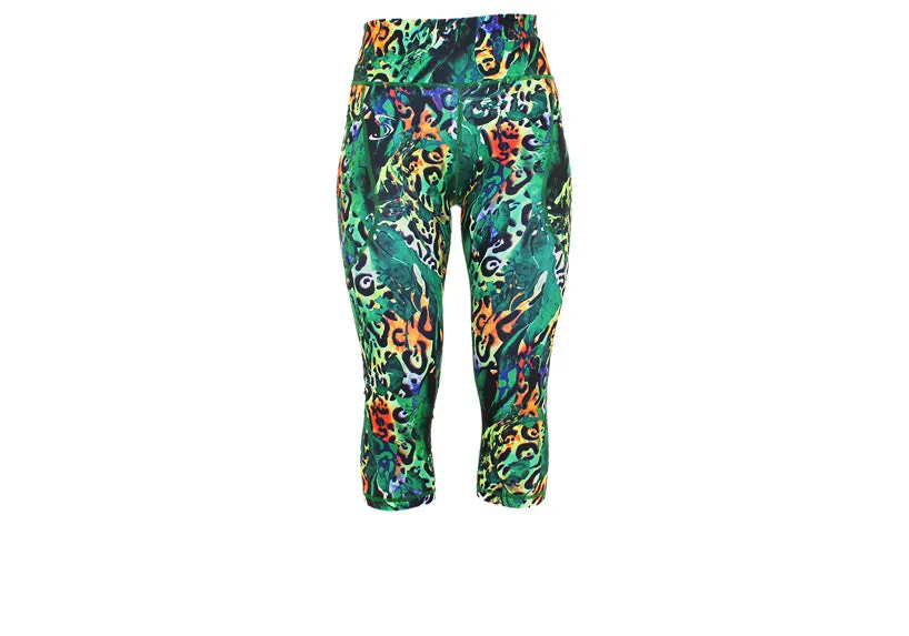 Capri Jungle Rumble Leggings with pockets