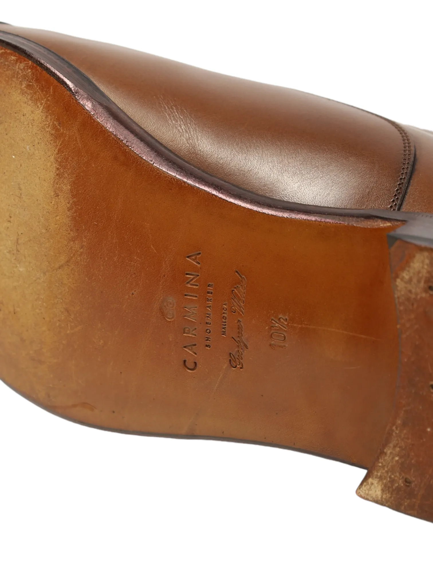 Carmina Dark Brown Cap Toe Oxford Lace-ups