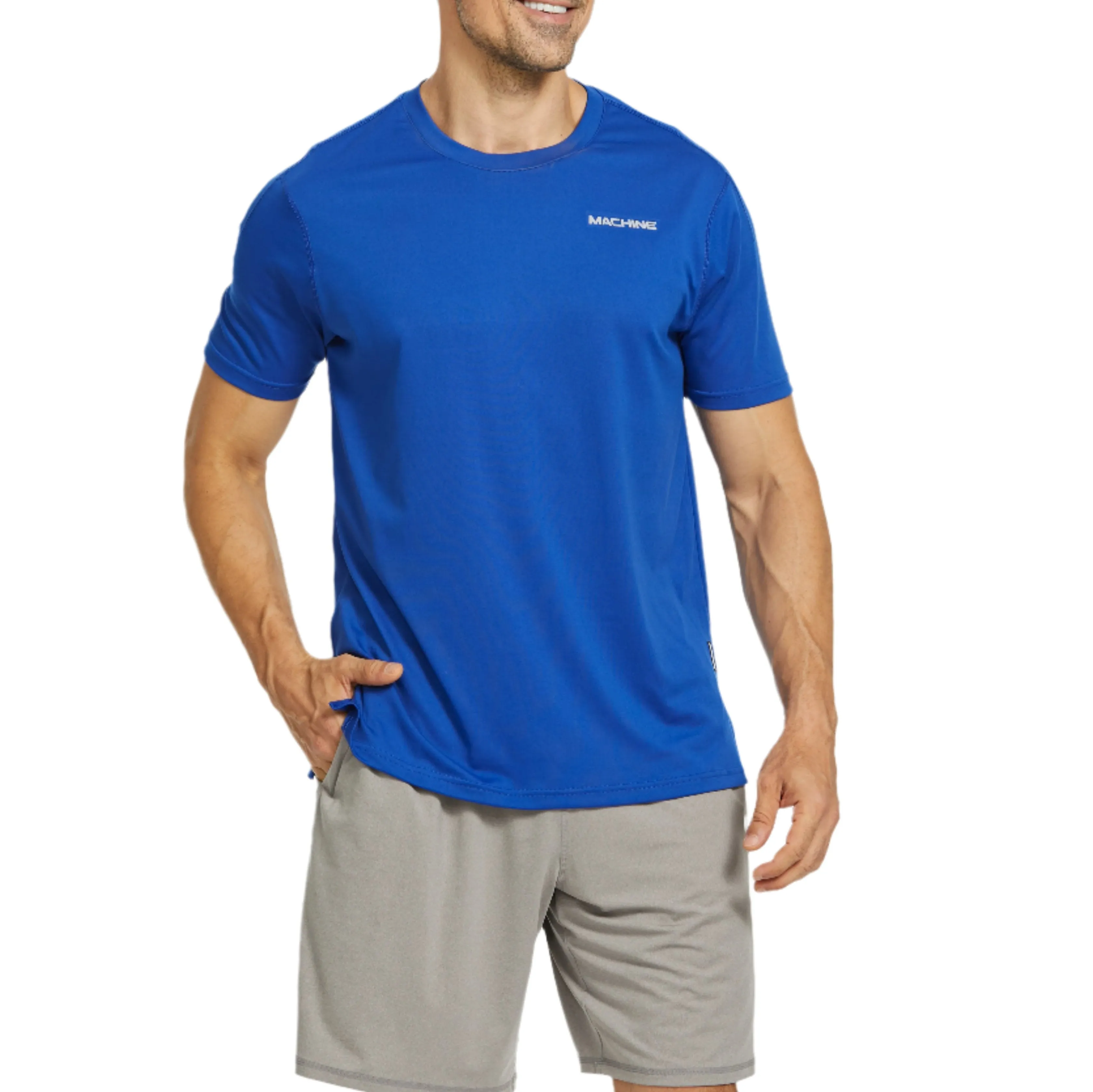 Central Performance Short Sleeve Top in Royal Blue