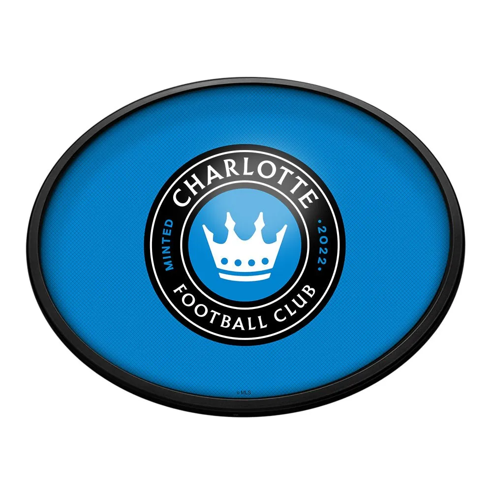 Charlotte FC: Oval Slimline Lighted Wall Sign