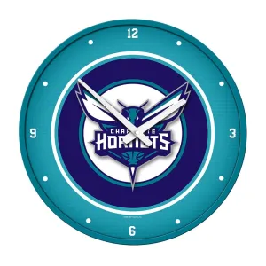 Charlotte Hornets: Modern Disc Wall Clock