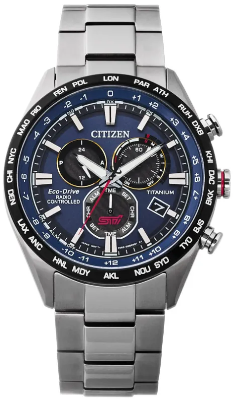 Citizen Eco-Drive X Subaru STi 2025 Sports Chronograph Titanium Limited Edition STSG24100010