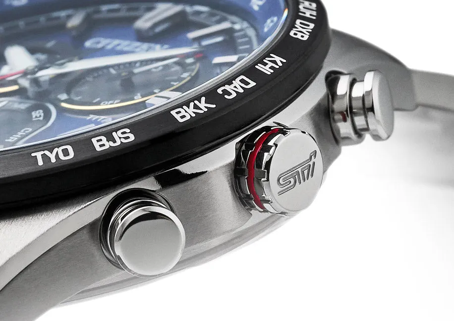 Citizen Eco-Drive X Subaru STi 2025 Sports Chronograph Titanium Limited Edition STSG24100010
