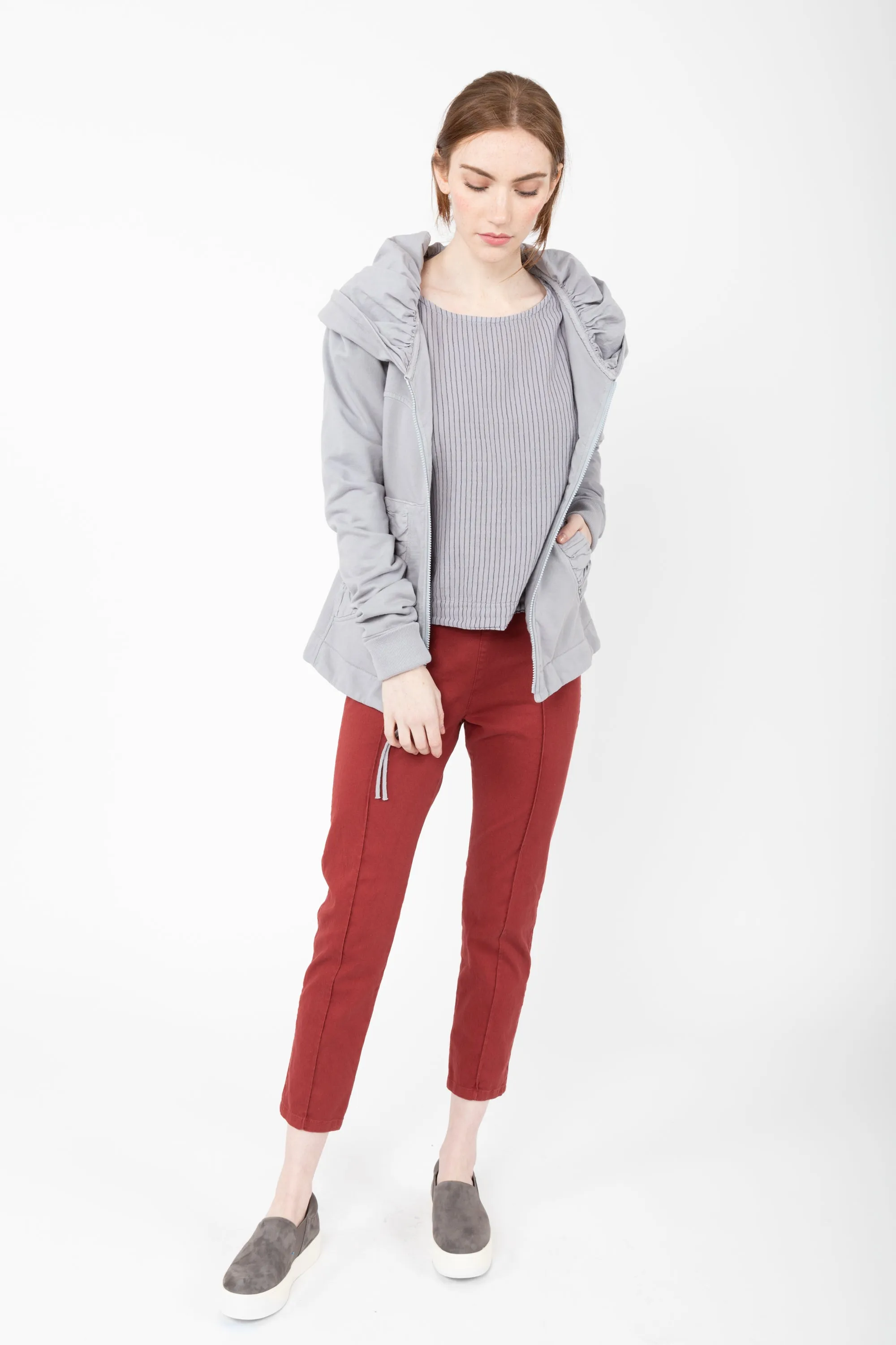 Cloak Hoodie in Steel