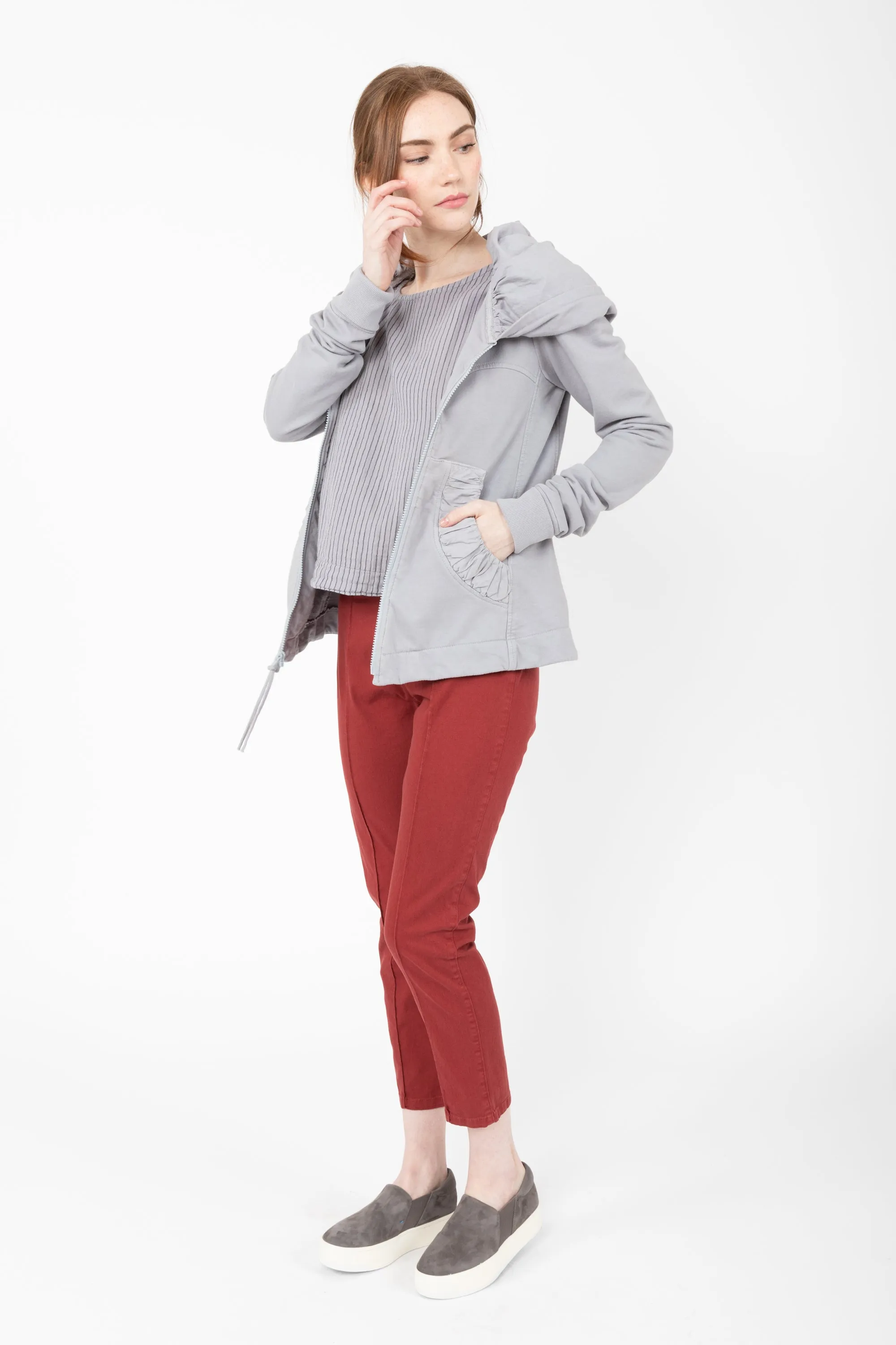Cloak Hoodie in Steel