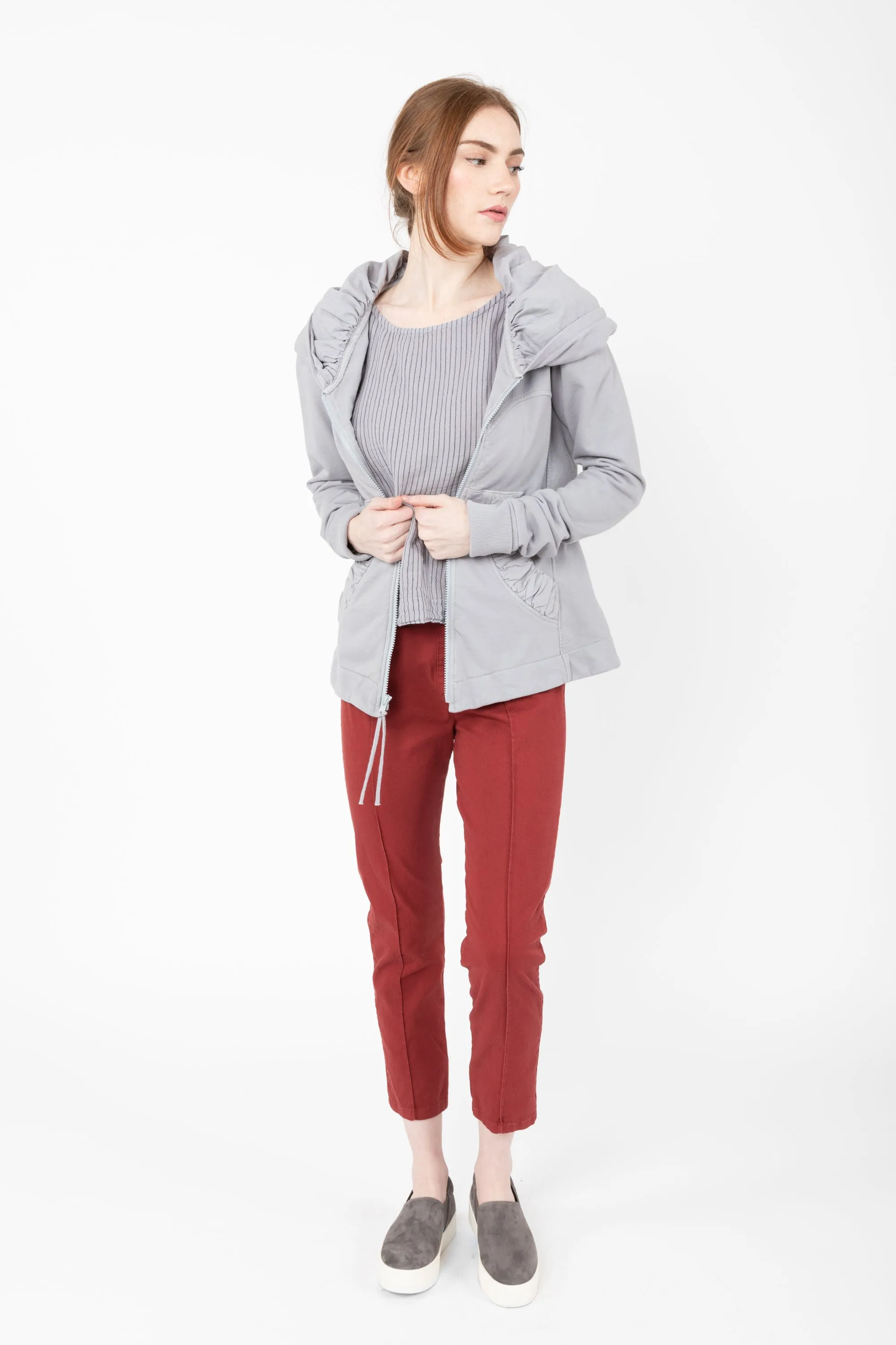 Cloak Hoodie in Steel